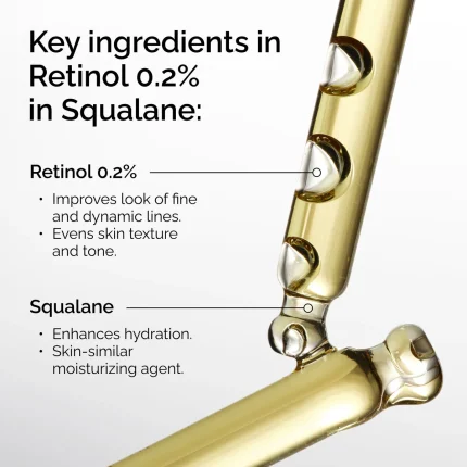 رتینول ۰.۲٪ در اسکوالان (The Ordinary Retinol 0.2% in Squalane) اوردینری