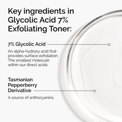 تونر لایه‌بردار گلیکولیک اسید ۷٪ اوردینری (The Ordinary Glycolic Acid 7% Exfoliating Toner)